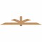 Ekena Millwork Redmond Smooth Timber Gable Bracket, Western Red Cedar, 108"W x 22"H x 5 1/2"D x 5 1/2"F, 5/12 Pitch GBW108X22X0606RED00SWR - alternate 1